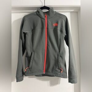 The North Face women’s zip up jacket, lightly lined SZ S